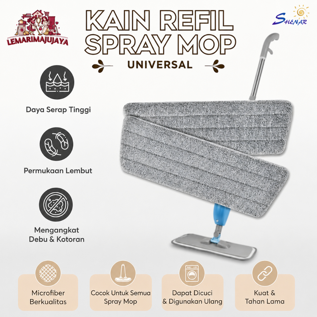 JUAL REFILL KAIN SPRAY MOP/ KAIN PEL SPRAY MOP / REFILL KAIN PEL SPRAY MOP