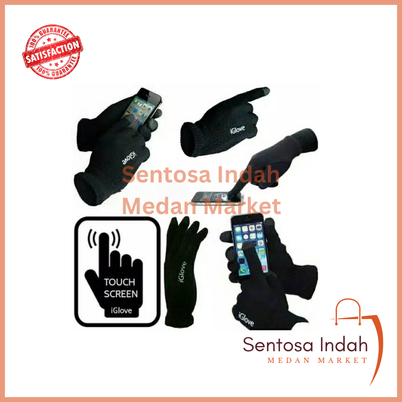 Sarung Tangan Motor Touch Screen Layar Sentuh Cocok Untuk Ojol Gojek,Indriver,Grab,dll 1 Pcs