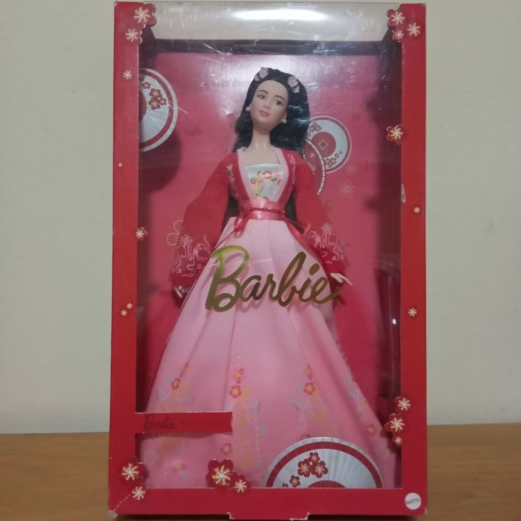 Boneka Barbie Lunar Festival 2022 Dress Collector Edition Cheongsam Doll Original Mattel