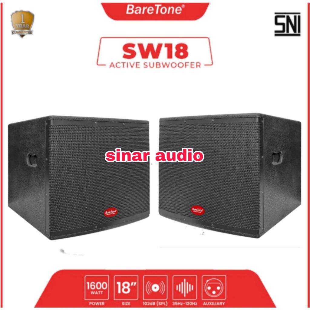 Subwoofer aktif 18 inch baretone sw18 sw 18
