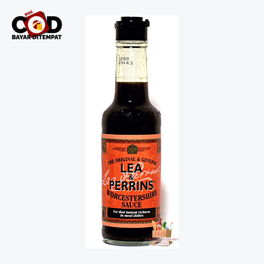 [ JSO ] Lea And Perrins 284ml Kecap Inggris Lea Perrins Kecap Steak Lea & Perrins Kecap Barbeque Wor