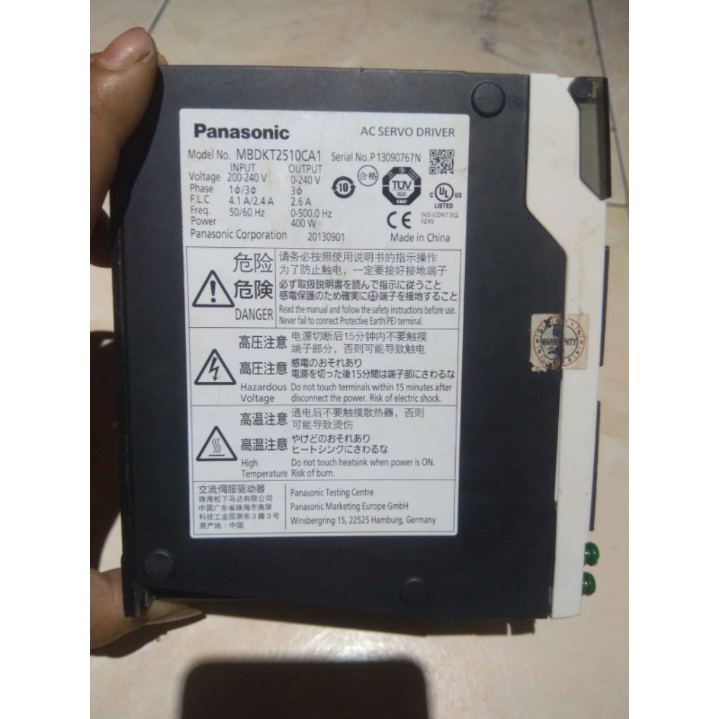 AC SERVO DRIVER MOTOR PANASONIC