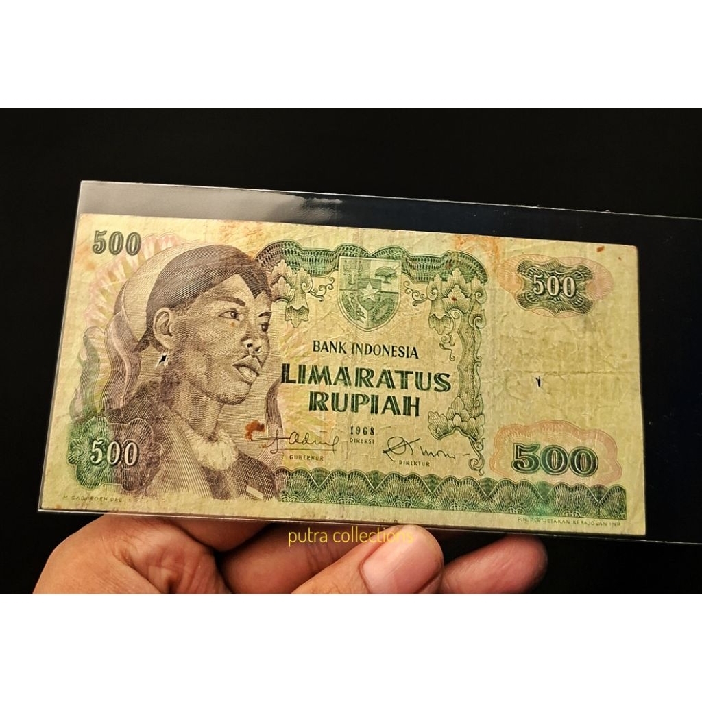 uang 500 rupiah seri sudirman tahun 1968