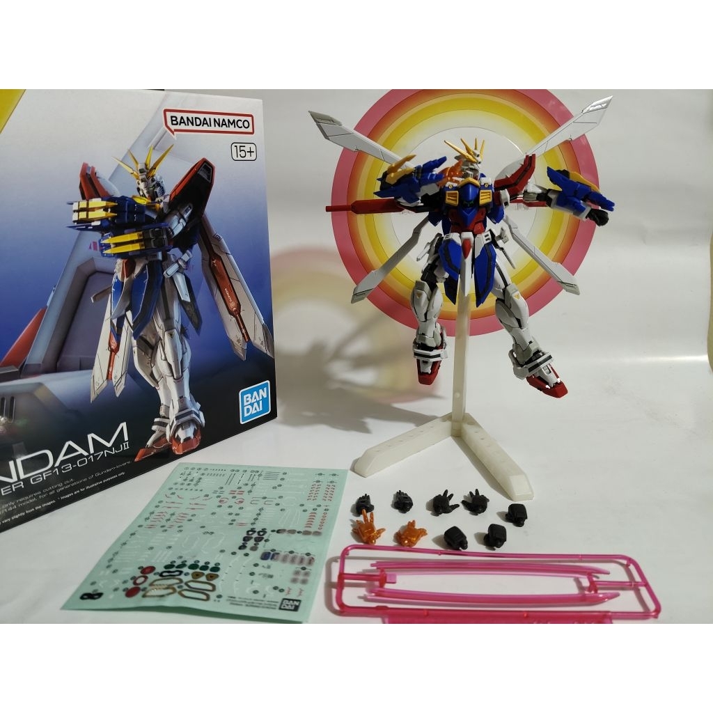 RG BURNING/GOD GUNDAM 2nd ORI BANDAI