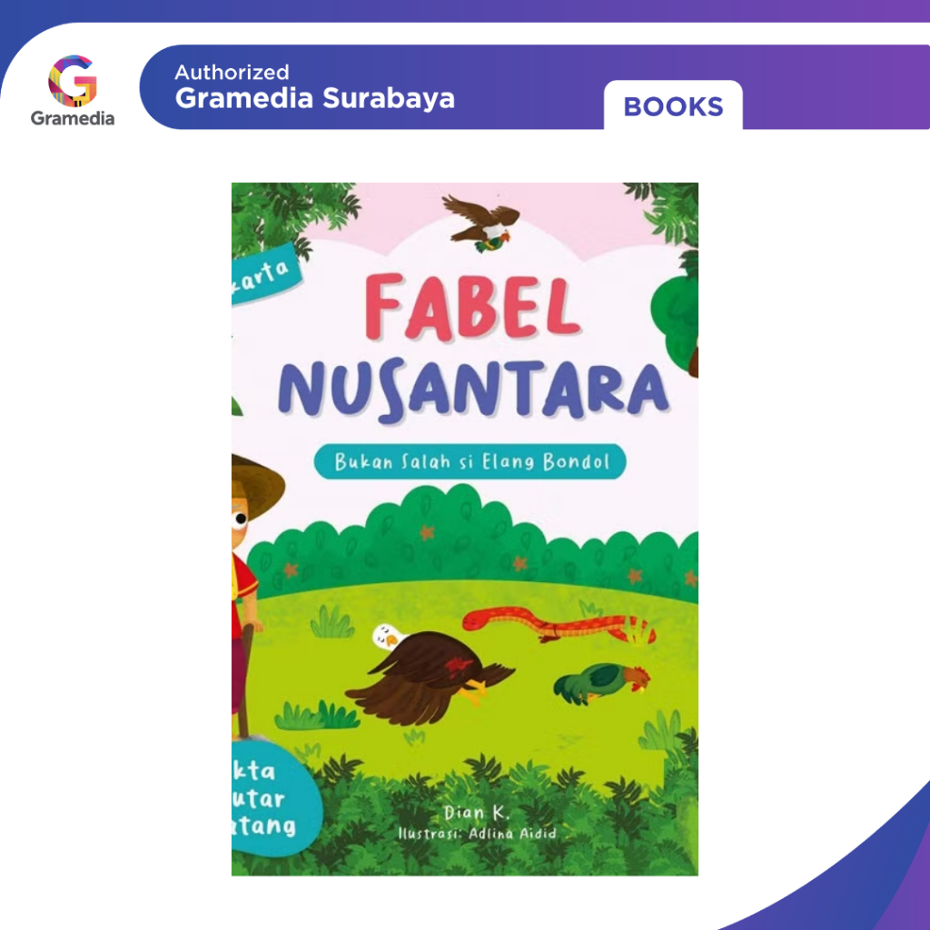 Gramedia Surabaya - Seri Fabel Nusantara Dki Jakarta: Bukan Salah Si Elang Bondol