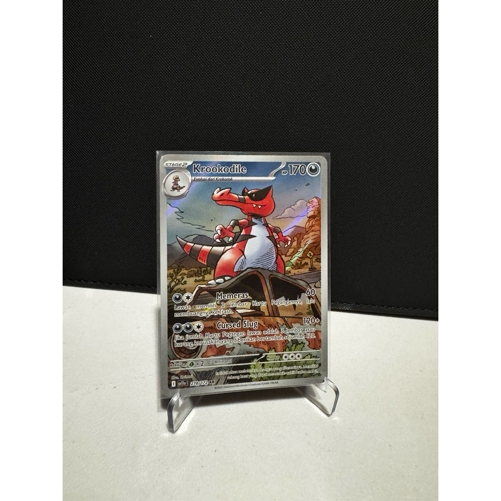KROOKODILE AR SV11s 278/172 POKEMON TCG INDONESIA
