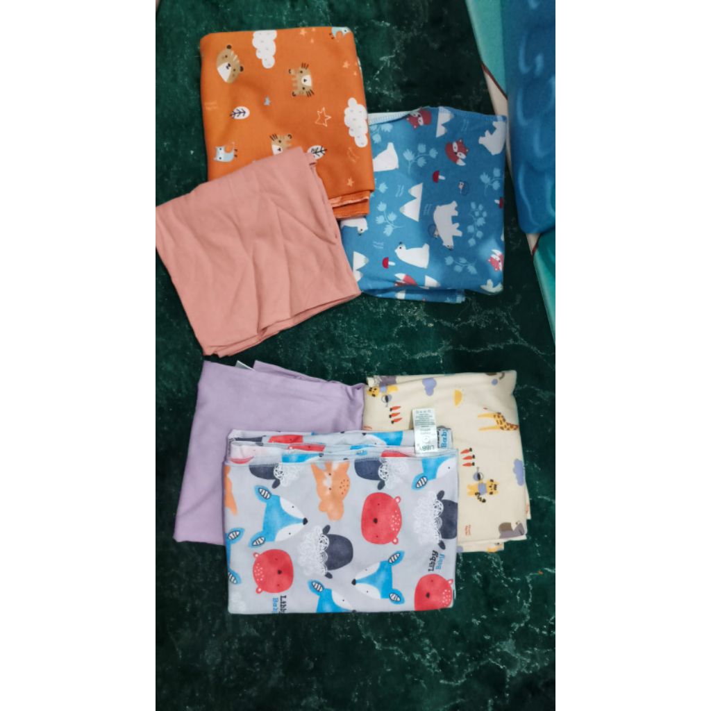preloved bedong bayi merk libby, lph, velvet junior
