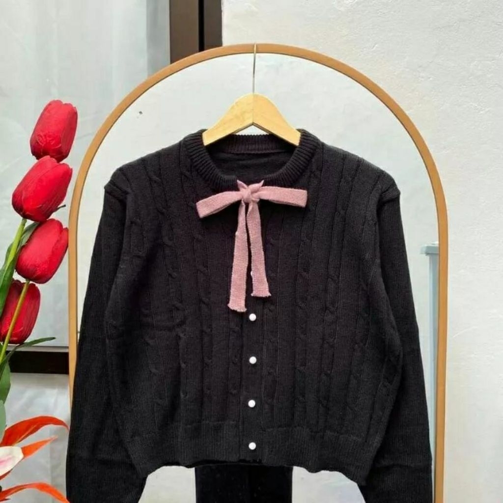 Cardigan rajut thrift