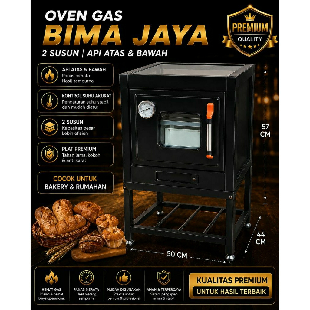 OVEN GAS BIMA JAYA 5044