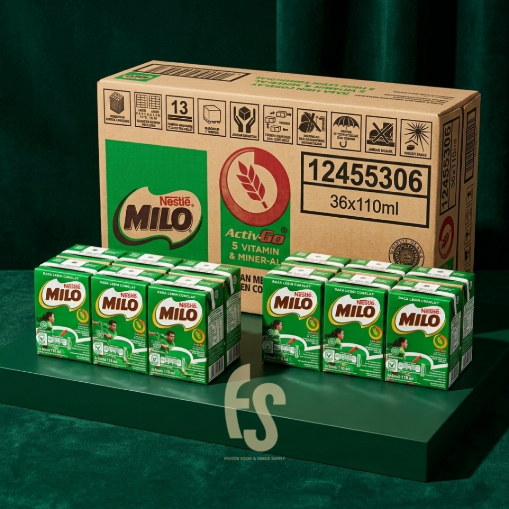 Susu UHT Milo 1 Dus PROMO Isi 36pcs Activ-Go 110ml PRODUK FRESH