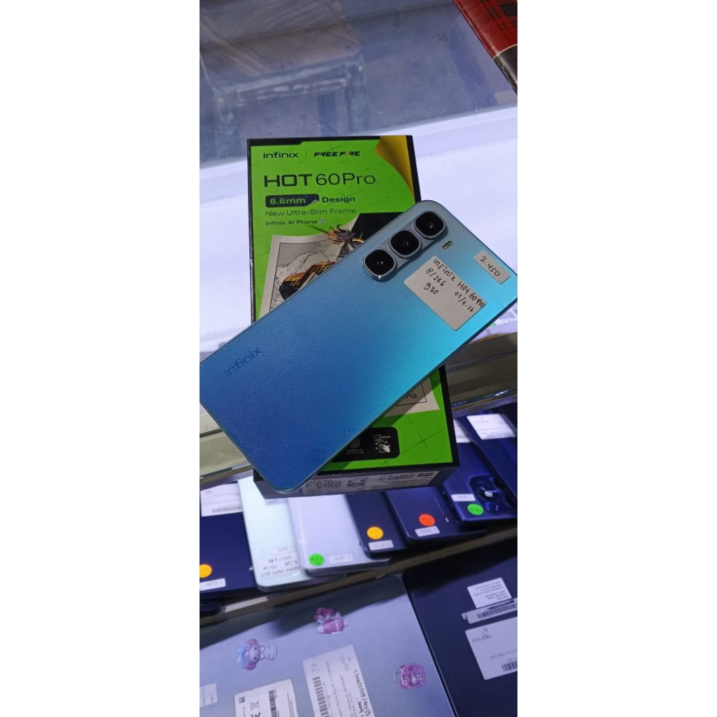 INFINIK HOT 60PRO RAM 8/256GB NORMAL SIAP PAKAI ORIGINAL RESMI