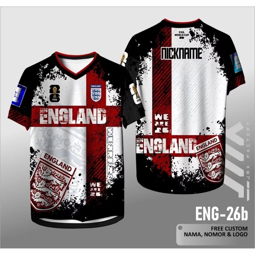 Jersey Timnas Inggris