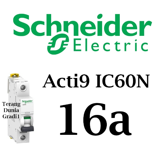 MCB Schneider 16amper IC60 MCB Acti9 16 amper MCB IC60 Schneider Acti9 16a a9f741016 MCB IC60N Schne