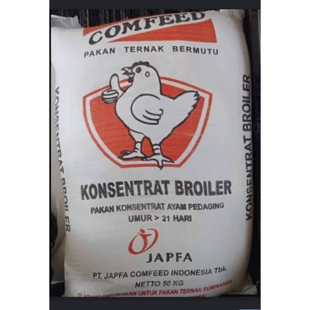 Konsentrat ayam pedaging broiler Comfeed pakan ayam pedaging
