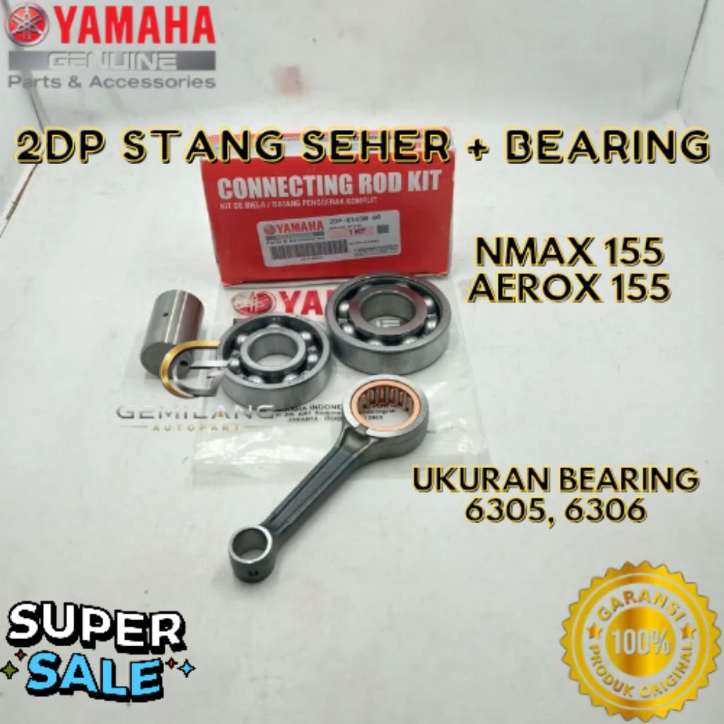 STANG SEHER + BEARING KODE 2DP, STANG SEHER + SEHER NMAX 155, STANG SEHER + AEROX 155