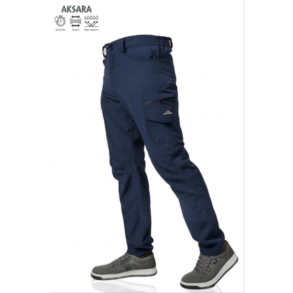 Aksara Lingga Celana Gunung Slimfit Hiking Pants Stretch & Quickdry Pria Wanita Celana Outdoor Panja