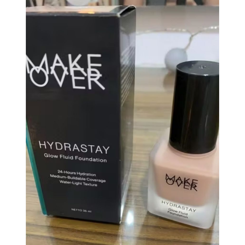 PRELOVED MAKEOVER HYDRASTAY GLOW FLUID FOUNDATION C21