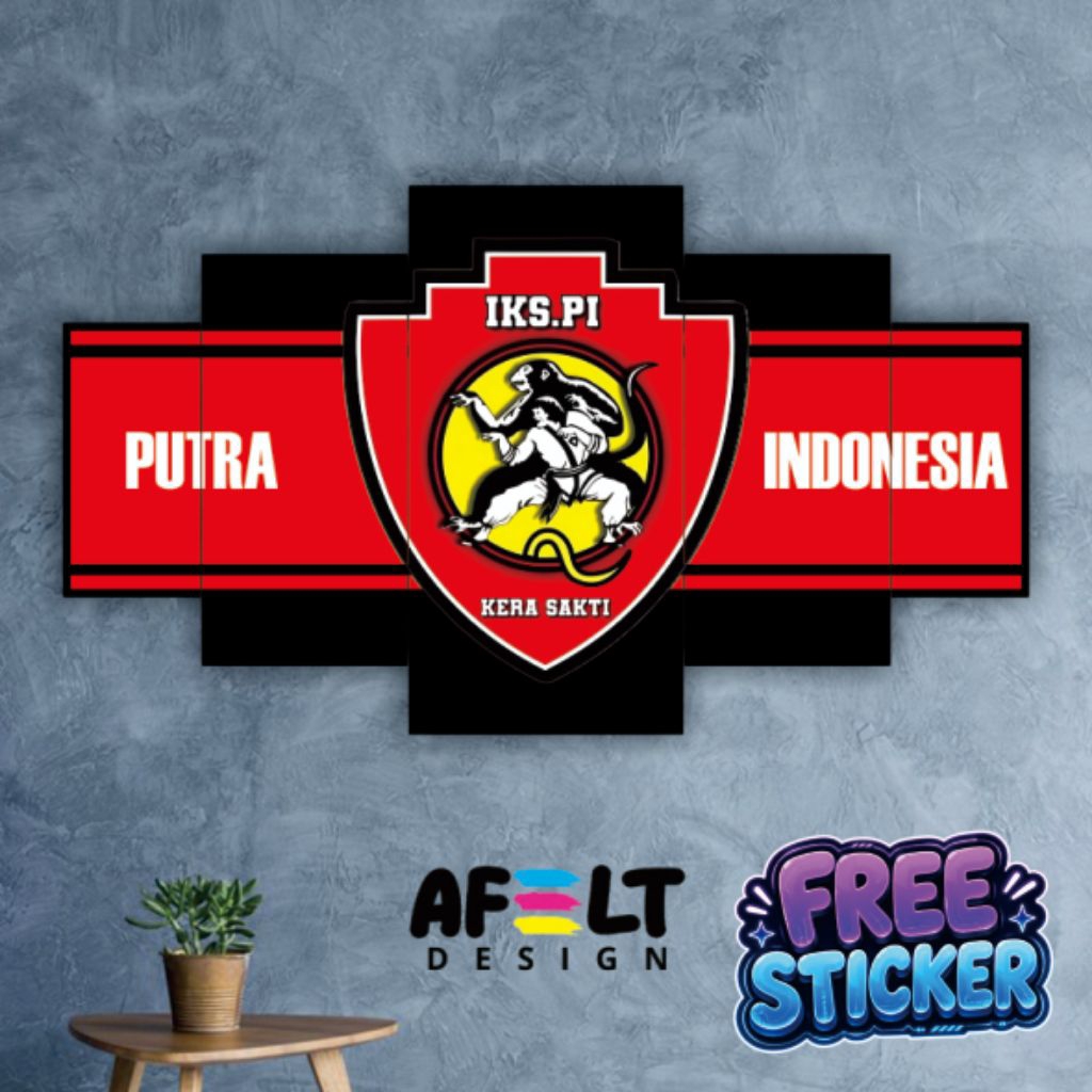 AFELT.ID 1 SET PAJANGAN HIASAN DINDING IKSPI WALL DECOR AESTHETIC POSTER KAYU 5PCS