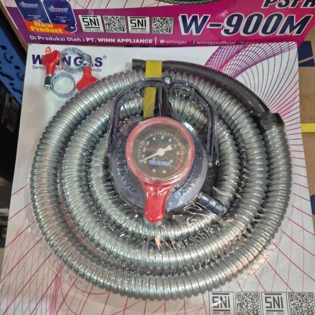 Regulator Selang Winn pengunci ganda