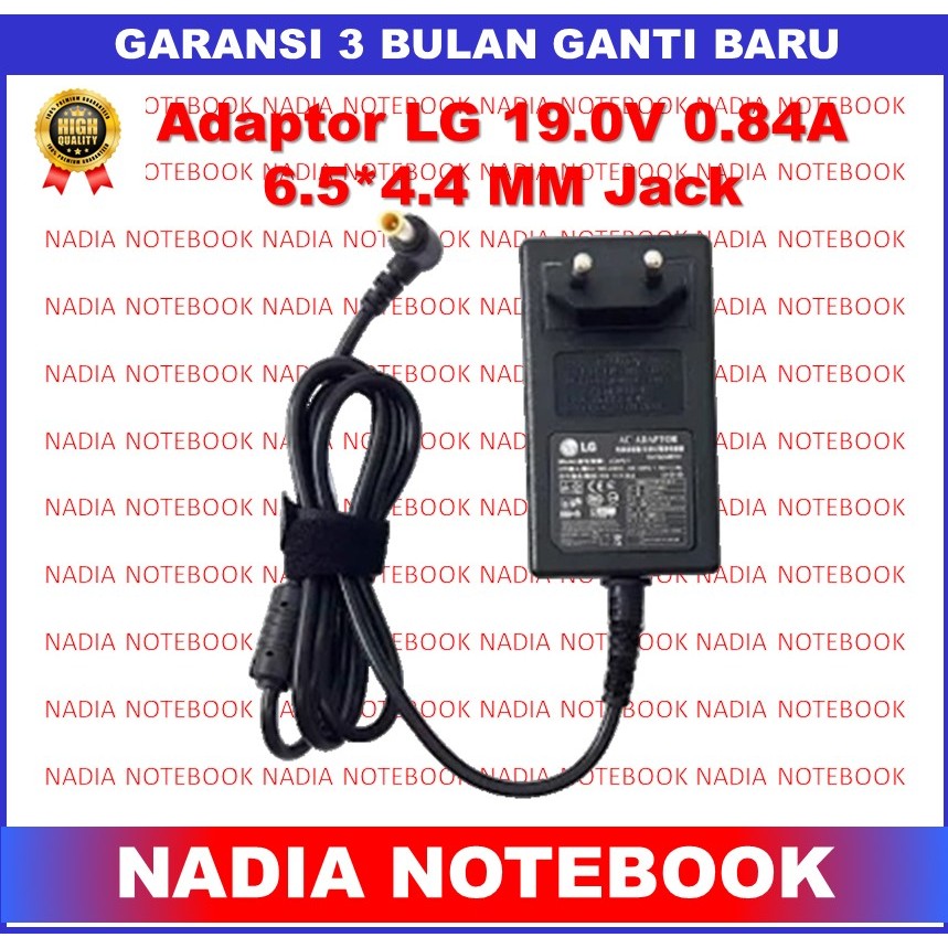 Adaptor LG 19V 0.84A Amp Adaptor TV/Monitor LG ORIGINAL