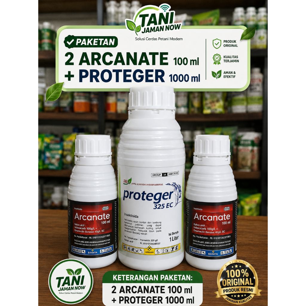 arcanate paketan 2 kecil +proteger 1L
