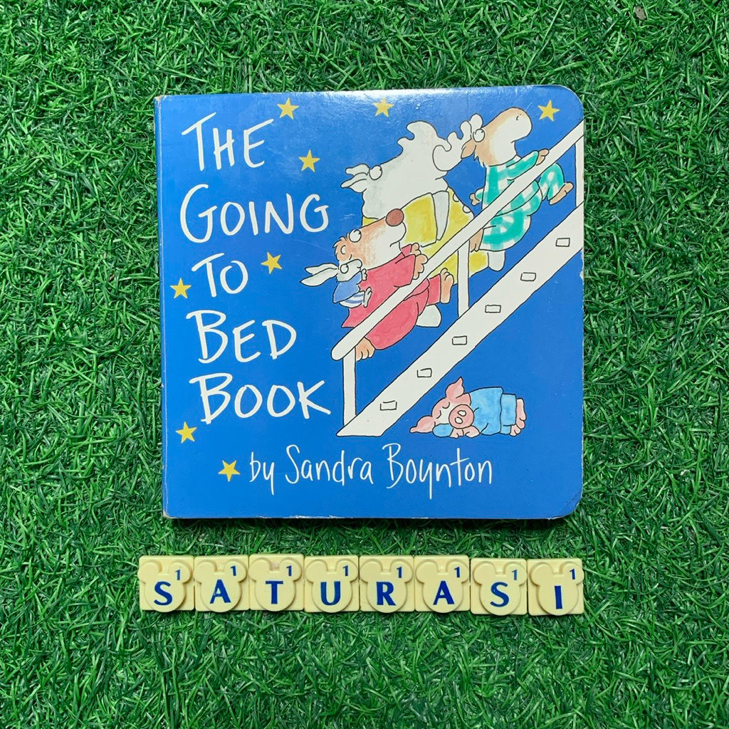 (Saturasi Preloved) Board Book The Going to Bed Book by Sandra Boynton - Buku Cerita Anak Import