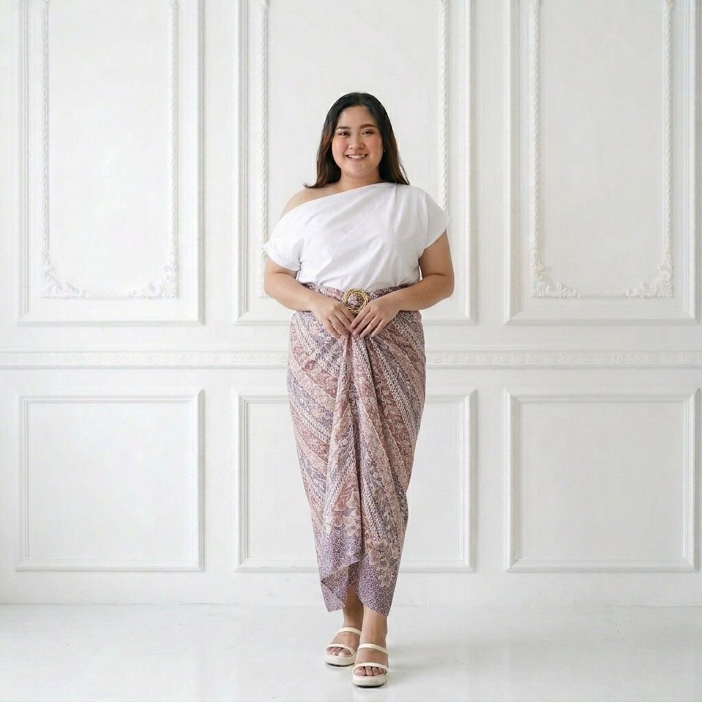 Rok Lilit Batik JUMBO FREE RING / Kain Lilit Big Size 2 meter / Rok Lilit Batik Kondangan