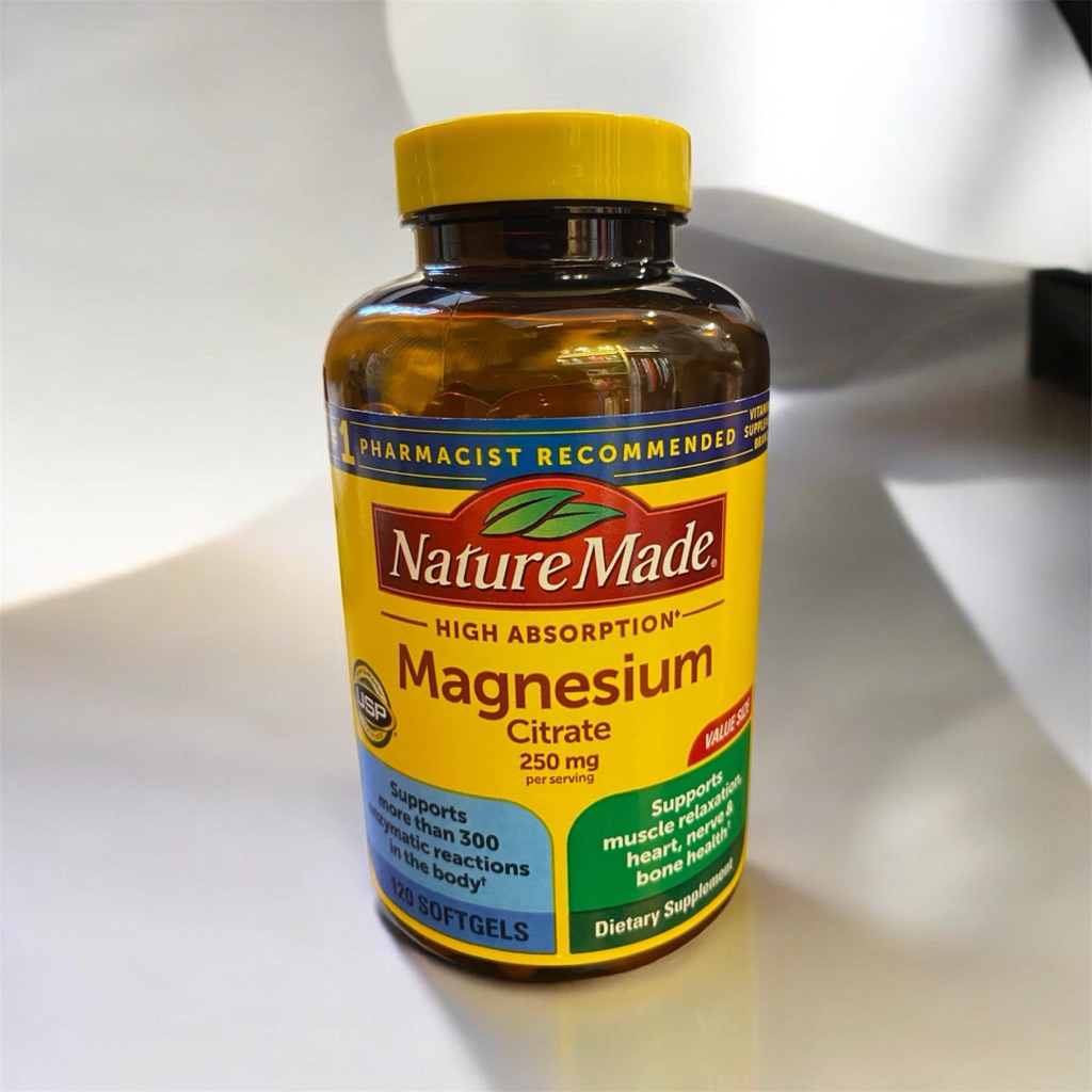 Nature Made Magnesium Citrate 250mg 120 softgels