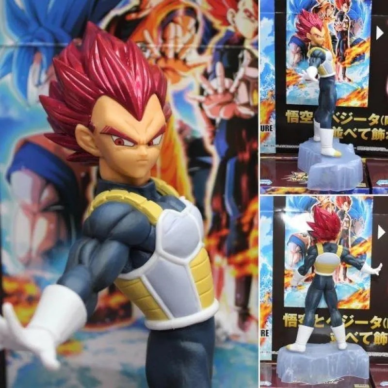 DRAGON BALL Z SUPER SAIYAN GOD VEGETA DOKKAN BATTLE 7TH ANNIVERSARY FIGURE