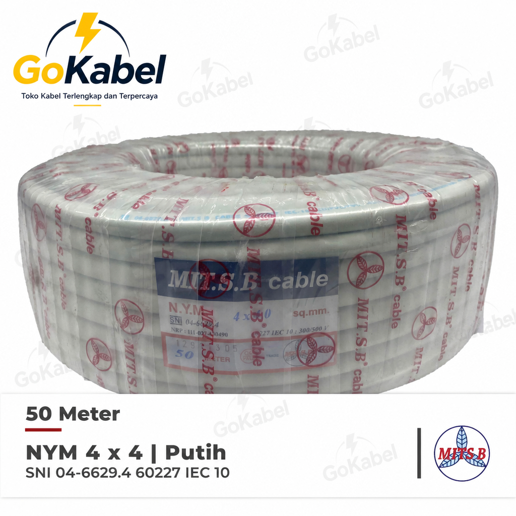 KABEL TUNGGAL MITSUBA NYM 4x4 (50M)