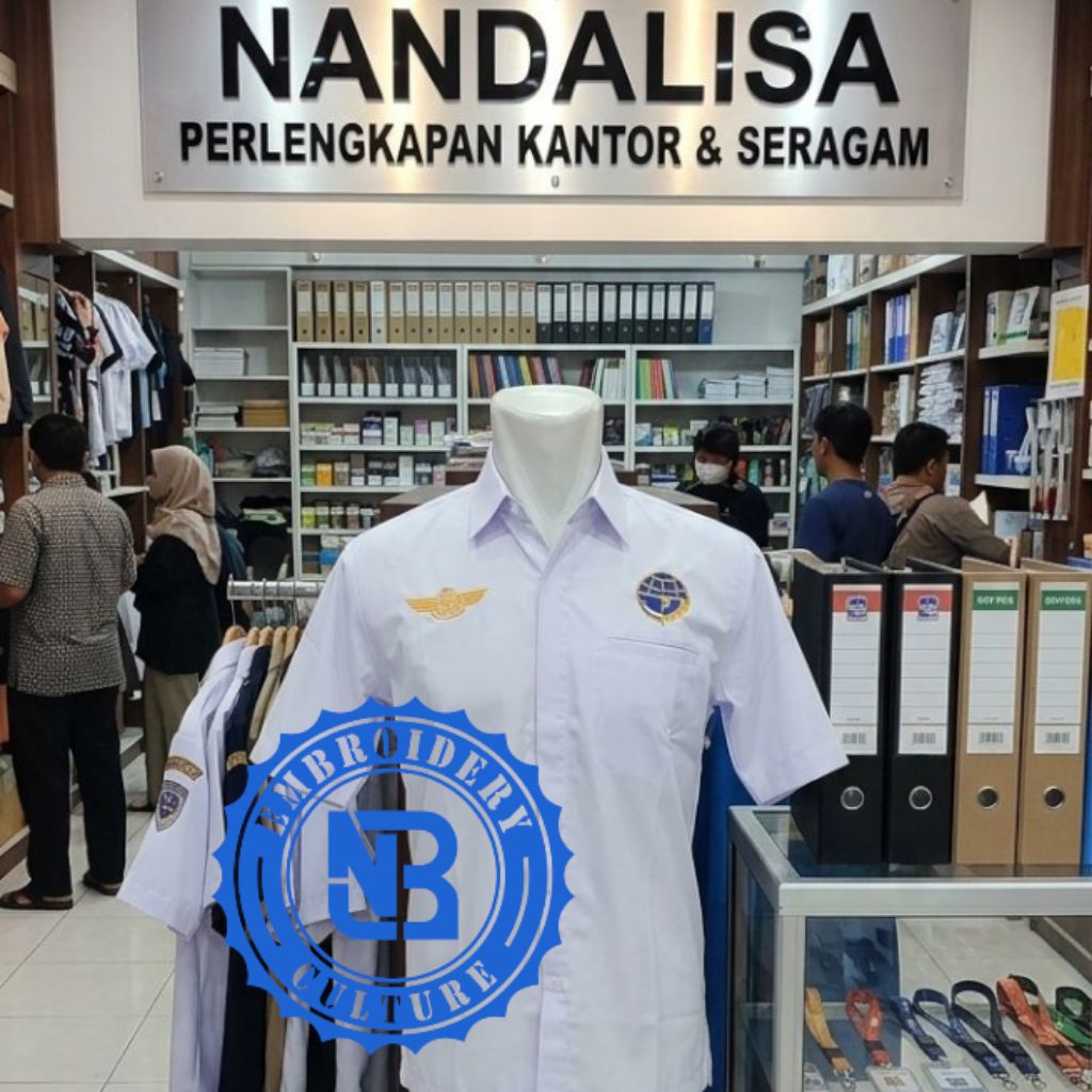 kemeja perhubungan udara//kemeja ditjen perhubungan udara//kemeja kantong satu