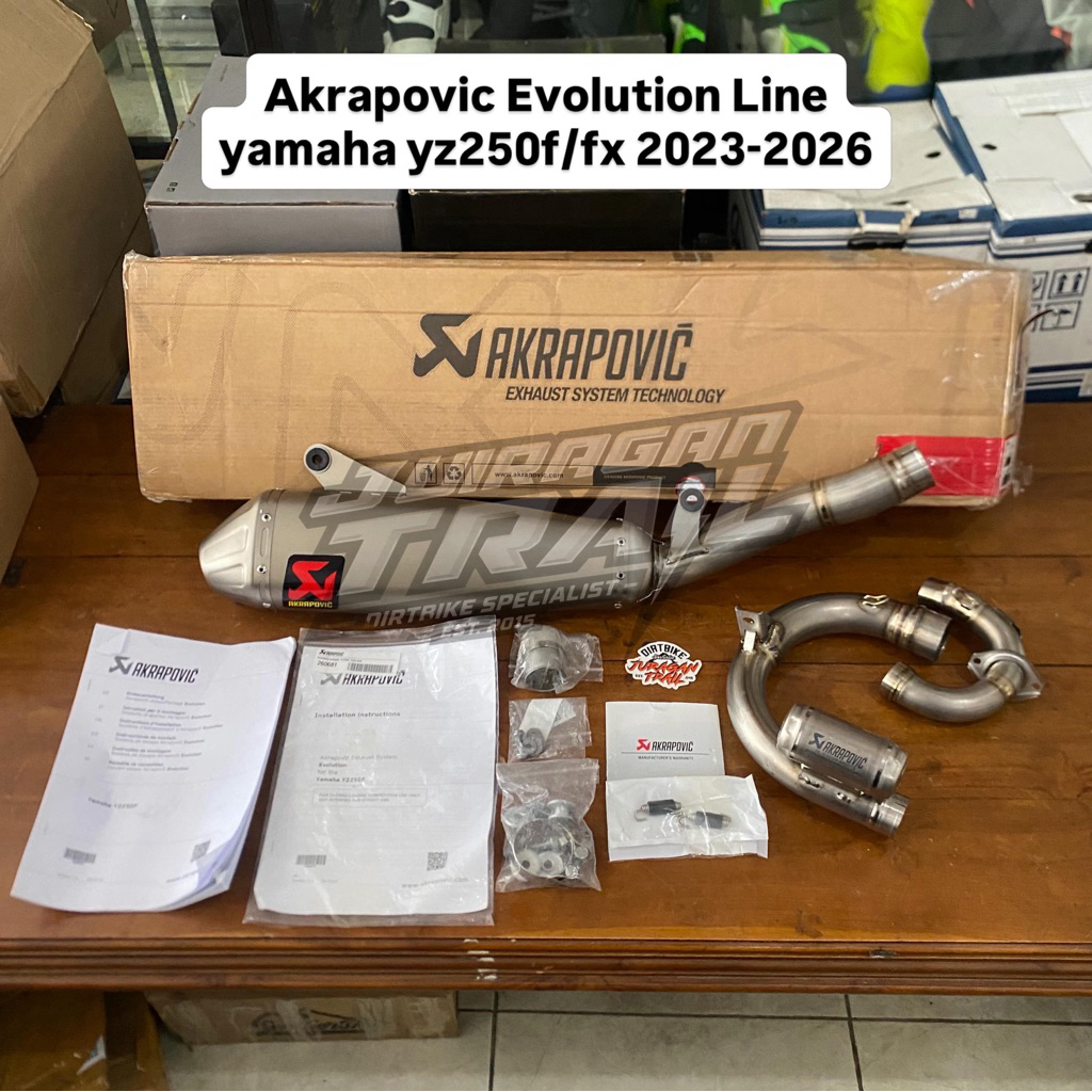 AKRAPOVIC EVOLUTION YZ250F YZ250FX ORIGINAL