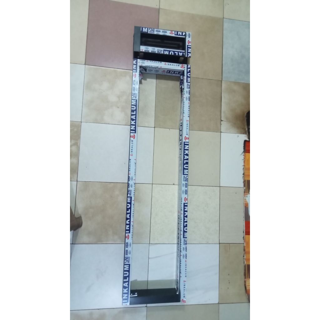 kusen aluminium kaca mati+loster