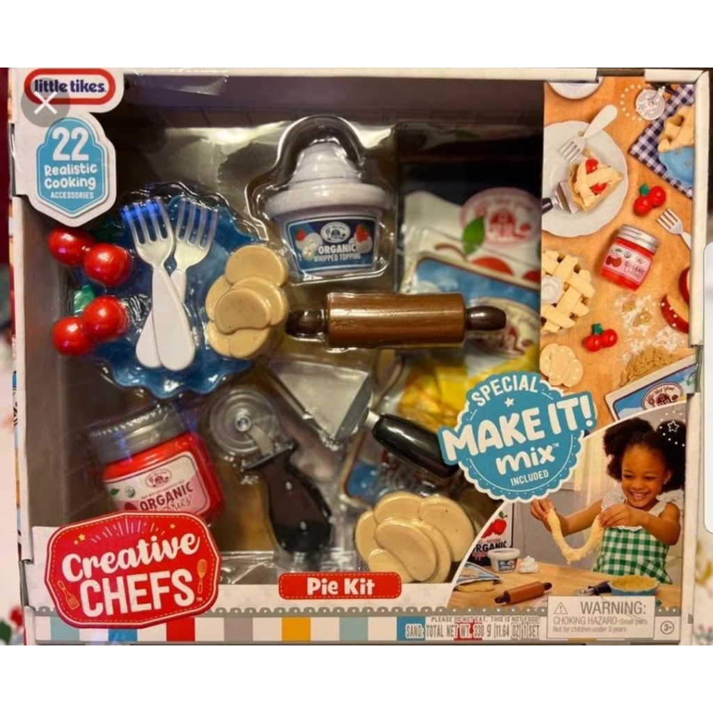Mainan Little tikes creative chef pie
