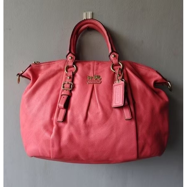 Tas Coach madison Coral Juliette Satchel leather vintage Y2k