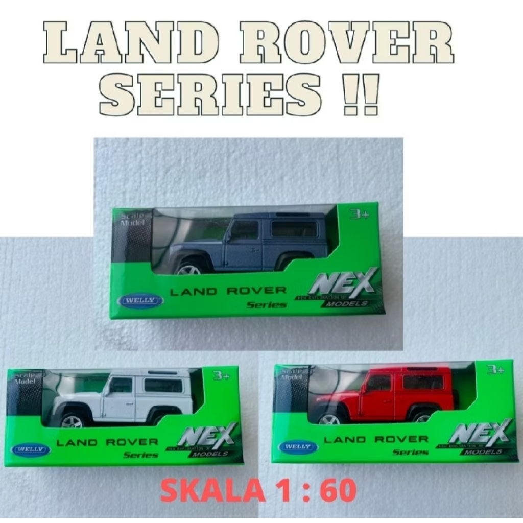 Diecast Land Rover Welly 1:60