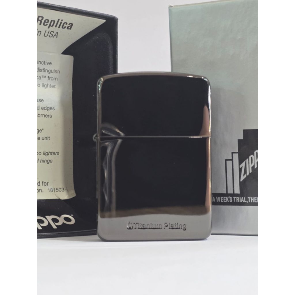 Original Zippo 1941 Titanium Black