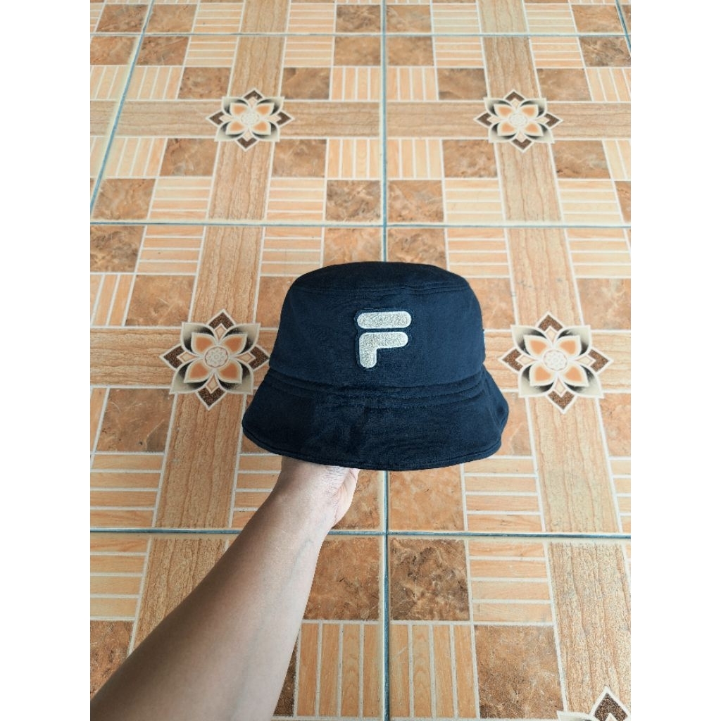 TOPI BUCKET FILA (LOGO TOWEL)