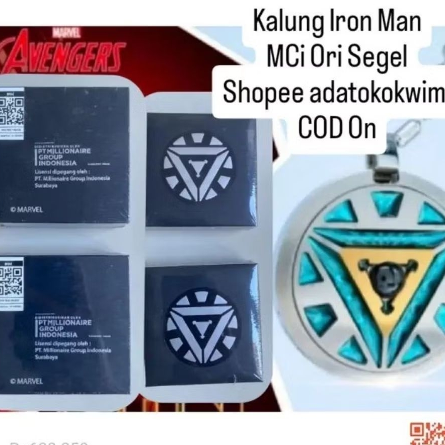 KALUNG IRON MAN MCi ORI SEGEL