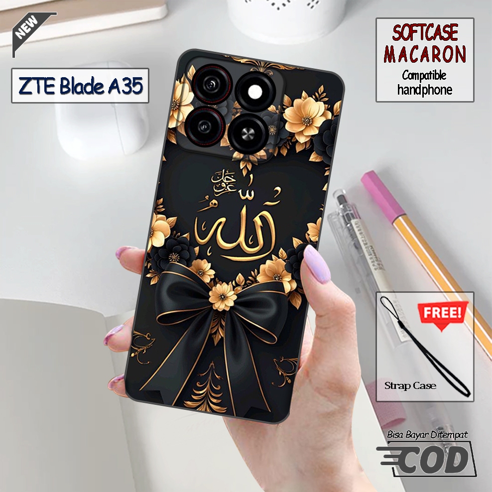 Case Macaron ZTE Blade A35 Terbaru - Softcase Casing Silikon HP Smartphone - CaseMyway