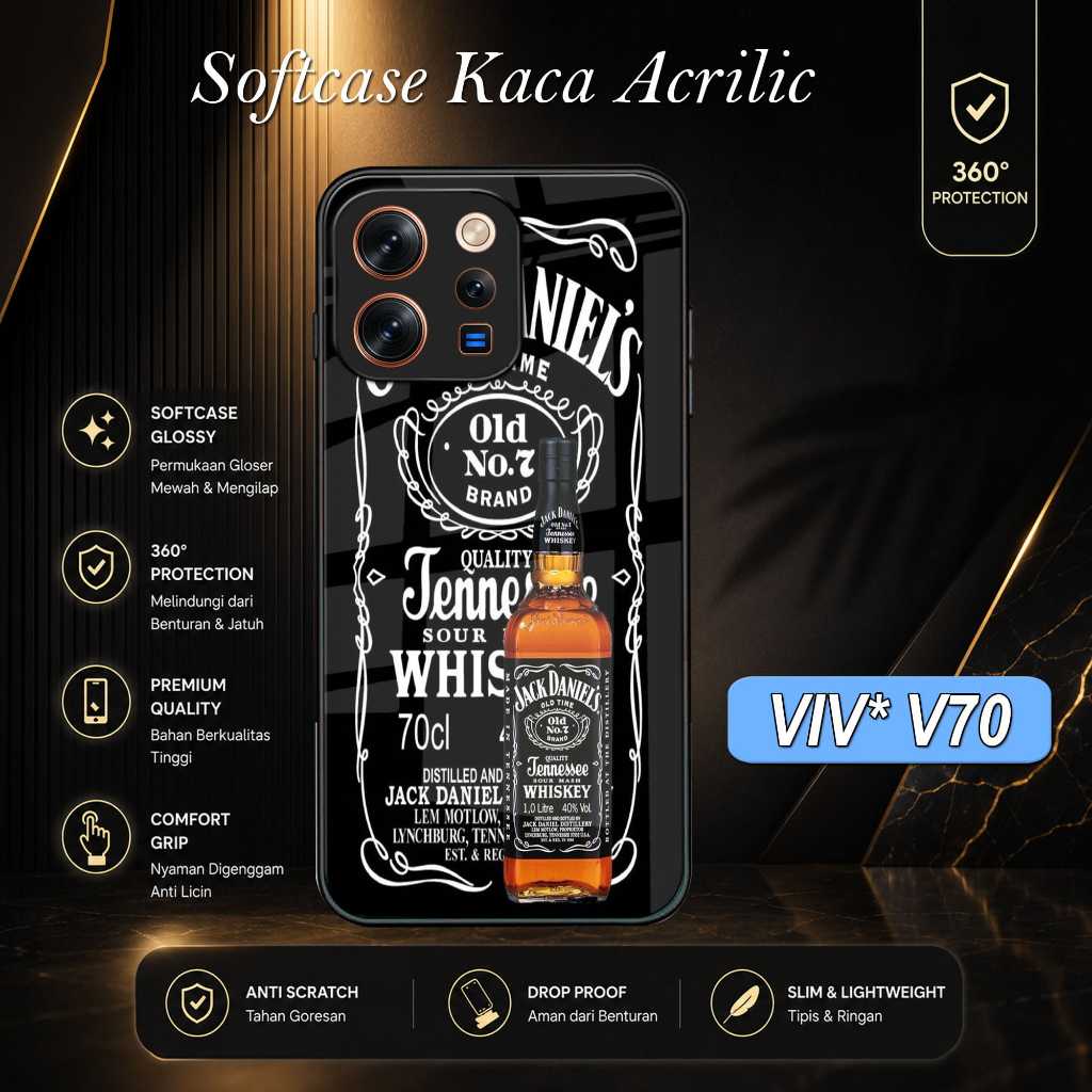 SoftCase Glass Kaca VIVO V70 - Casing HP VIVO V70 - N03