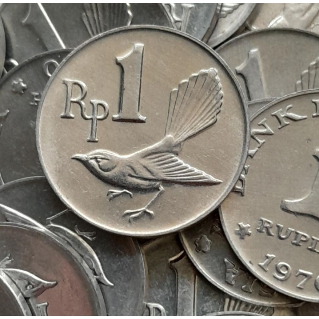 Koin Indo 1Rupiah Tahun 1974