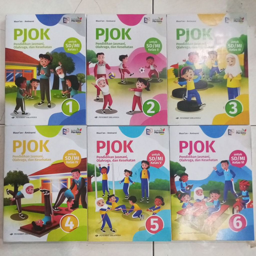 pojok pendidikan jasmani olahraga dan kesehatan SD/MI kls 1-6