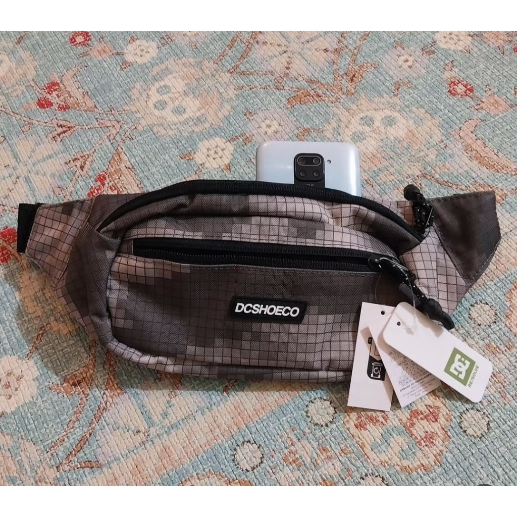 Waistpack DC Shoes Tas DC Shoes Waistbag DC Tussler Black Leopard & Cloud