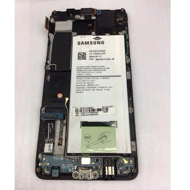 LCD SAMSUNG A510 / A5 2016 ORIGINAL COPOTAN