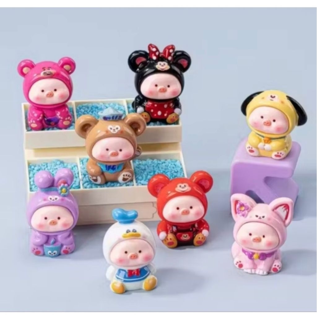 Clay Resin Solid Piggy in Disney Figure
