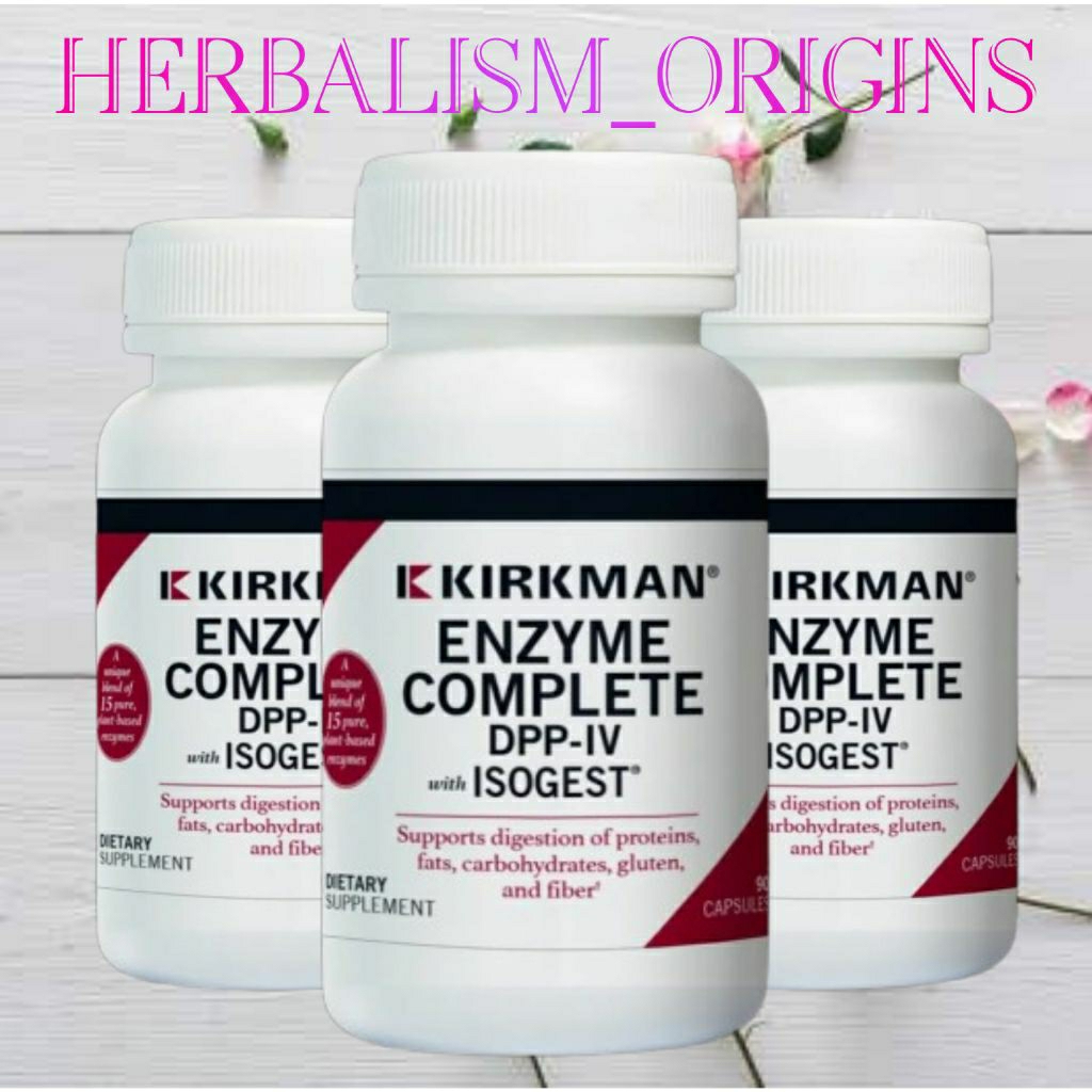 kirkman Enzyme Complete DPP-IV Isogest 90 Capsul Kirkman Enzyme Complete Original 90 Capsul