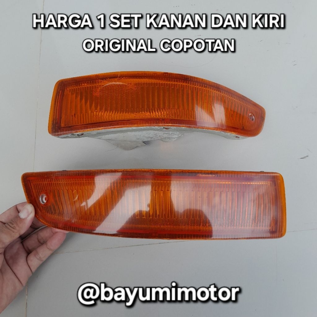 HARGA 1 SET lampu sen bemper original CORONA ABSOLUTE 1993-1996