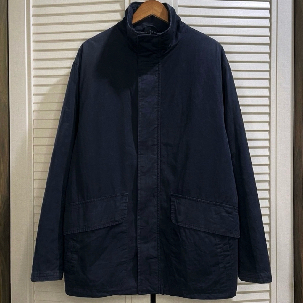 Vintage Polo Ralph Lauren - Field Jacket / Coat - Hunter Navy - Size M fit XL