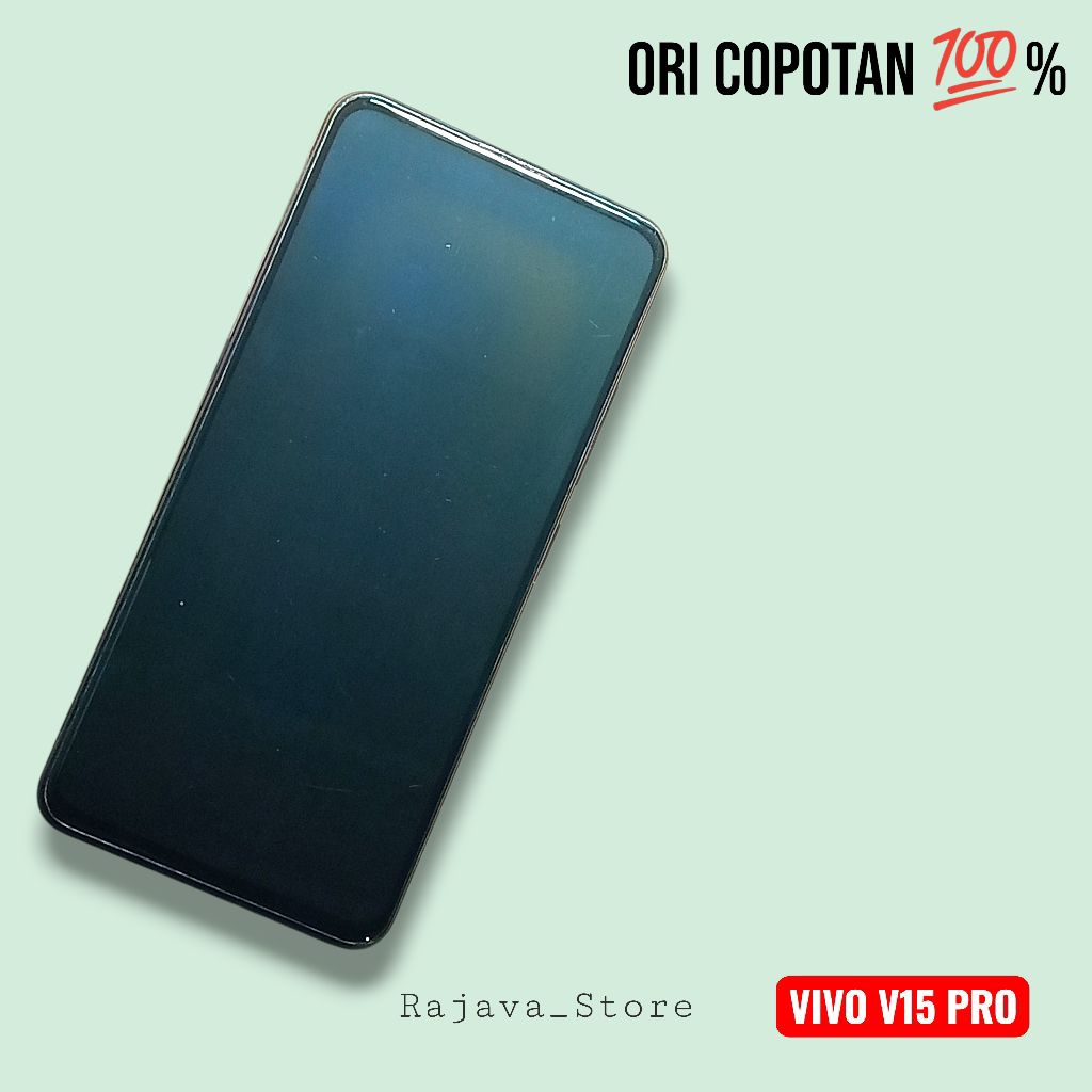 LCD TS TOUCHSCREEN LAYAR SENTUH SATU SET FRAME VIVO V15 PRO SUPER AMOLED ORI ORIGINAL CABUTAN COPOTA